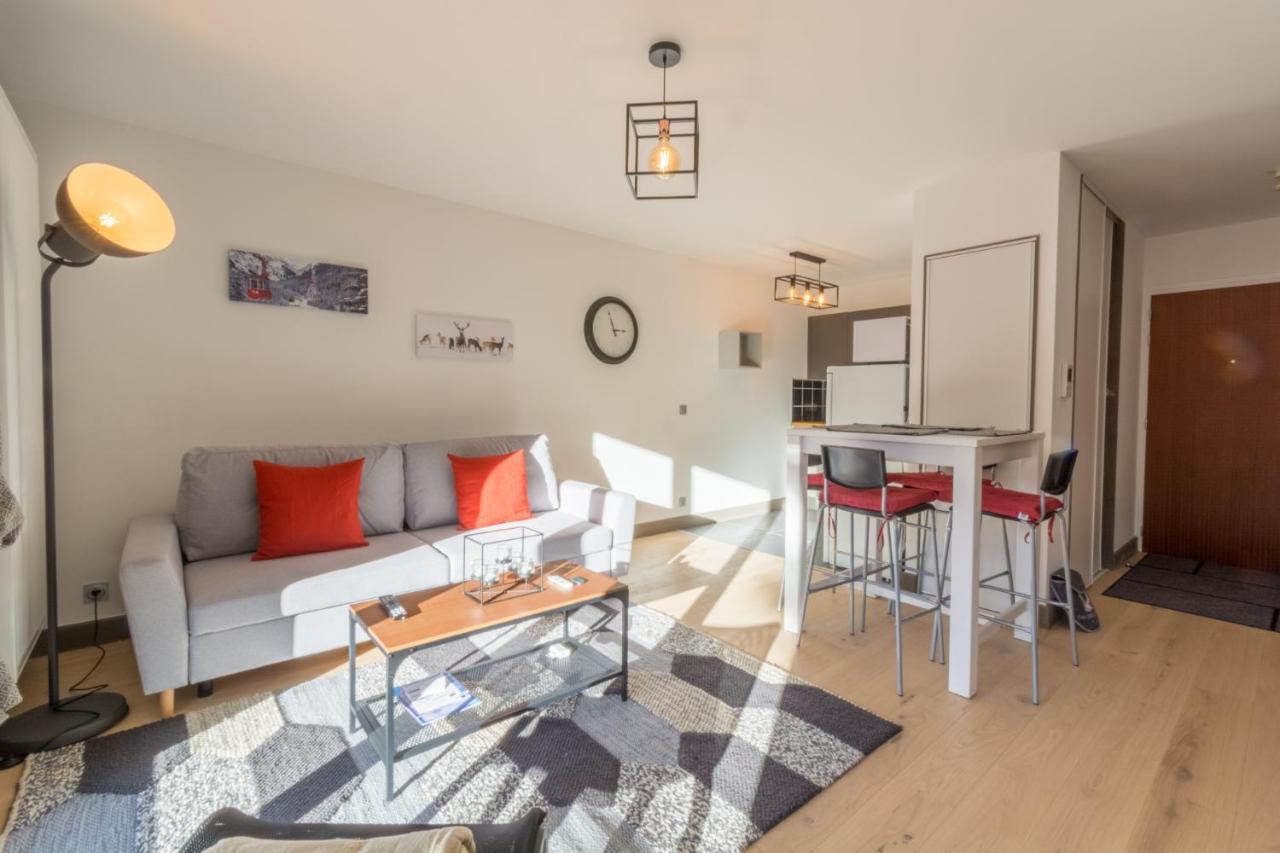 생제르베레뱅 2 Pieces Vue Domaine Skiable Proche Arret Navette - Chalet Perrette 아파트 외부 사진