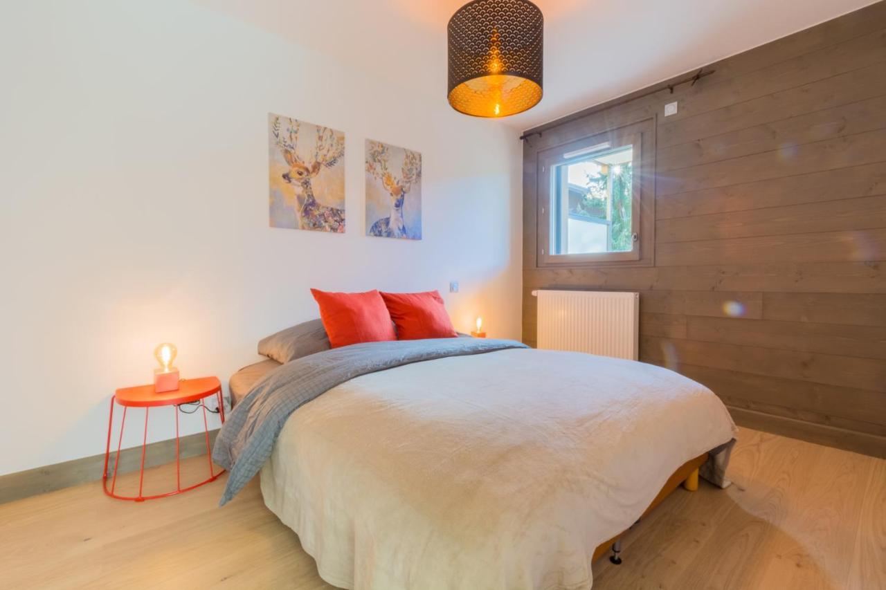 생제르베레뱅 2 Pieces Vue Domaine Skiable Proche Arret Navette - Chalet Perrette 아파트 외부 사진